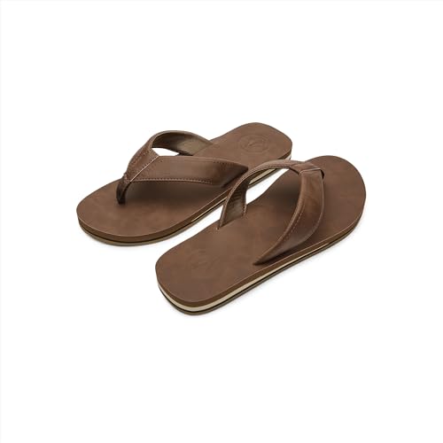 Volcom Men's Victior Lx Synthetic Nubuck Casual Sandal Flip Flop