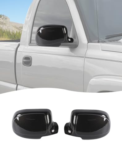 Housses de rétroviseurs look carbone pour rénover votre Chevy Silverado avant un road trip