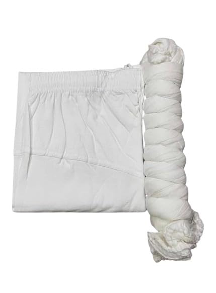 Cotton Leggings and Dupatta Sets White-picture-26