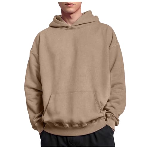 Mens Hoodies Oversized Unisex Wash Hoodie Heavyweight Fleece Vintage Cotton Sweatshirt Men Women Streetwear