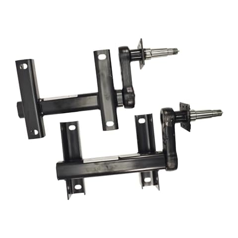 RIGID HITCH INCORPORATED Reliable 3,500 lbs. Torsional Stub Axles (Pair) - 1-3/8" to 1-1/16" Tapered Spindles W/Trailer Hubs (TSA-3505) Cover