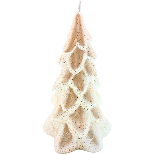 Dekohelden24 Hochwertige Kerze als Tannenbaum, Weihnachtskerze,...