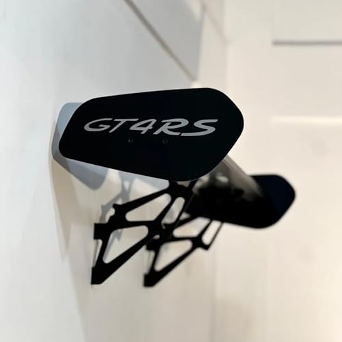 Image of GT4 RS Spoiler Shelf - 27 Inches Long Wall Mounted Car Spoiler Shelf for Home, Office, Garage | Race Car Inspired Display Shelf | Automotive Decor, Motorsports Furniture (GT4 RS - Small)