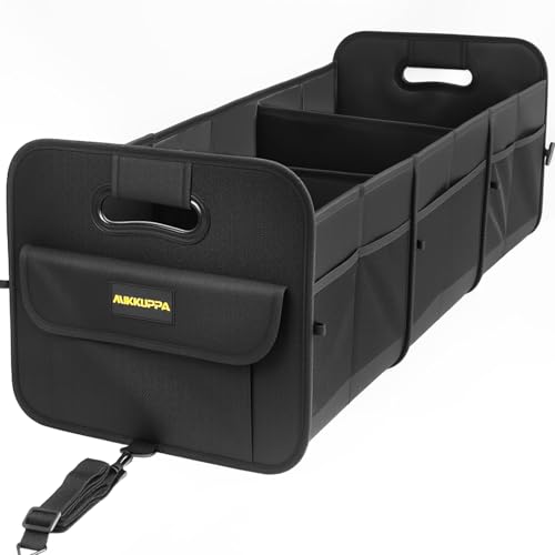 MIKKUPPA Car Trunk Organizer - 105L Collapsible Large Trunk Organizer