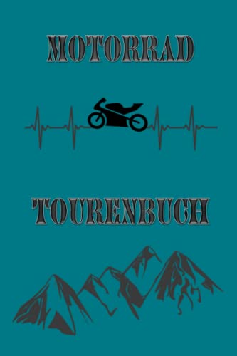 Tourenbuch Motorrad Reisetagebuch Motorradtouren Motocross Strecken Logbuch...