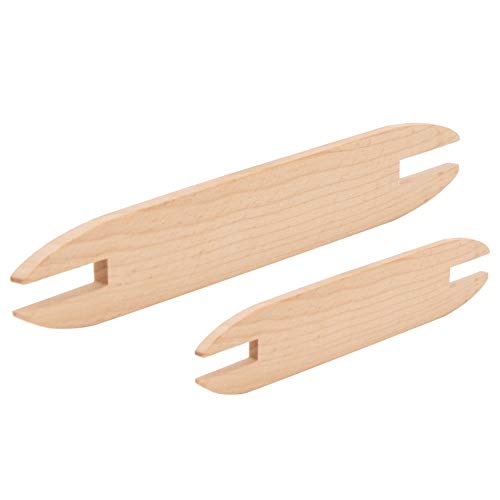 image for Yosoo Health Gear Weaving Shuttles, 2Pcs Wooden Weaving Shuttles, Beec
