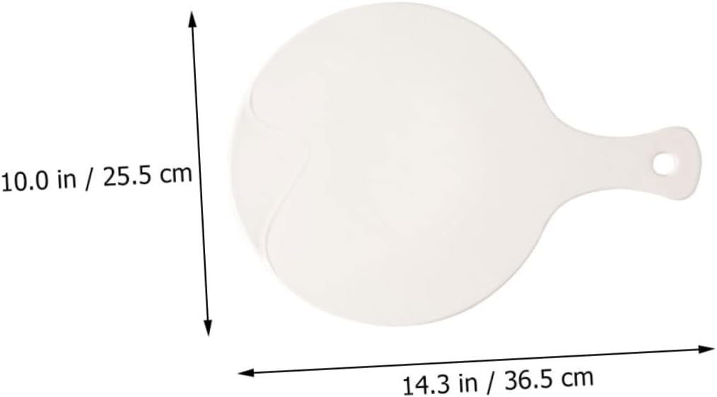 Cabilock Ceramic Pizza Baking Pan Handle Western Bakeware for Pizza Pasta and Salad Kitchen Bakeware for Oven Use for Parties and Gatherings