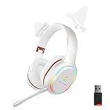 FEDIKER W3 Wireless Gaming Headset for PS5, PS4, PC, Playstation, Noise Cancelling Over Ear...