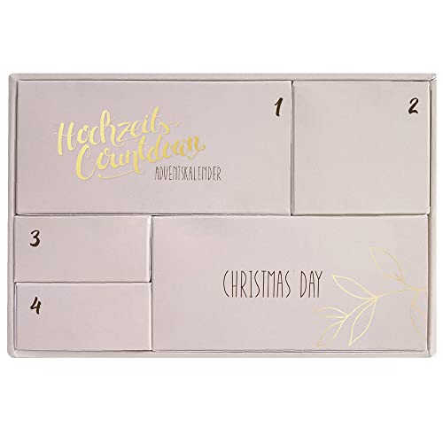 Adventskalender für die Braut Hochzeit mit 5 Türchen für den Advent - Limited Edition Cover