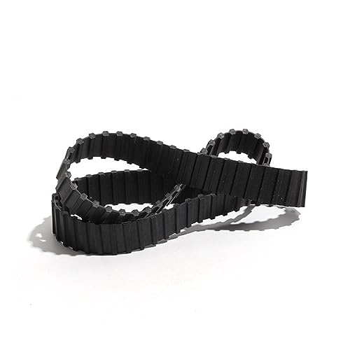 Premium 1pc Double Teeth Black Rubber Timing Belt DL Type, Width 20/25mm Toothed Belt 322DL/334DL/337DL/345DL Gear Pulley Belt (Size : 345DL, Style : Width25mm)