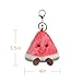Apricot Lamb Watermelon Cute Food Plushies Keychain, Soft Stuffed Plush Keychain Toys for Kids’ Backpack, Purse, 3.5Inches