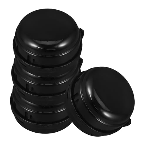 BESTonZON Gas Stove Mat Protector 4 Pcs Childproof Oven Knob Lock Gas Stove Burner Cap Safety Door Knob Covers