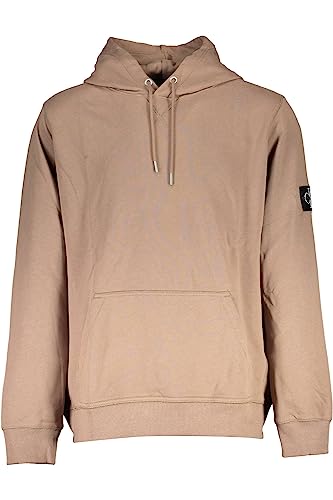 Pull en coton marron Calvin Klein 2XL pour homme au style casual
