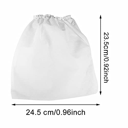 10 bolsas recolectoras de polvo para uñas 24.5x23.5cm miniatura 3