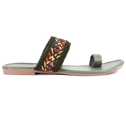 Rehan Traders Stylish Embroided Flat Chappal For Girls And Women| Comfortable, Lightweight, Anti Slip|SL_255-picture-17