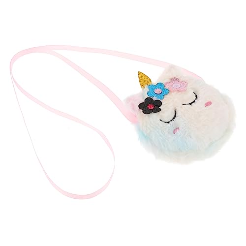 Adorabile Borsa A Tracolla E A Per Ragazze in Peluche Compatta Elegante E Pratica