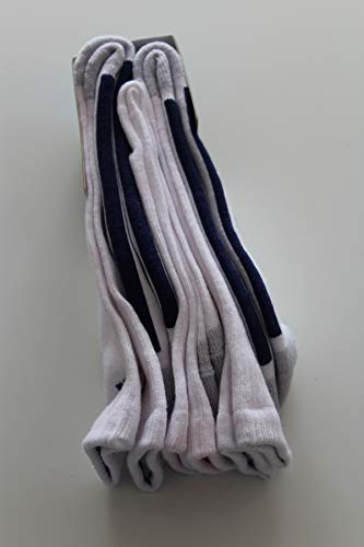 Adidas MENS Color-Block 3-Stripe Socks - Crew, 3-Pack (WHITE RED BLUE)3