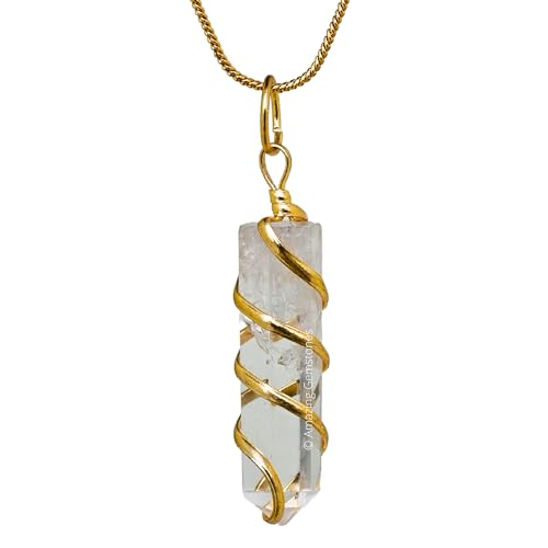 Amazing Gemstone Clear Quartz Crystal...