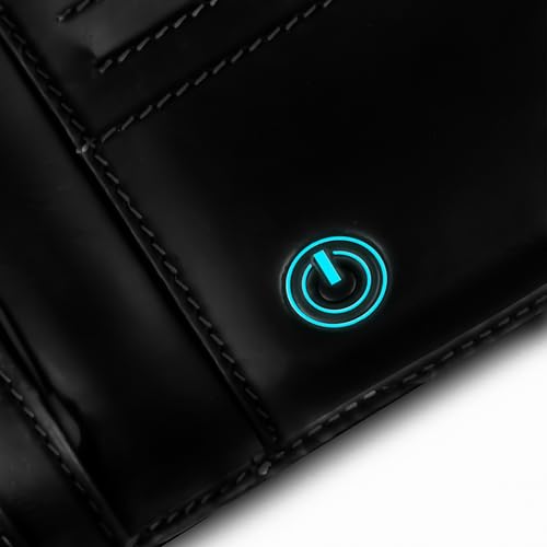 Image of Arista Vault Smart Leather Wallet for Men - GPS Bluetooth Tracker, Anti-Theft RFID Blocking, Phone Finder, Anti-Lost Alarm, Premium Slim Design, Works with Android & Apple Devices (Modern, Black)