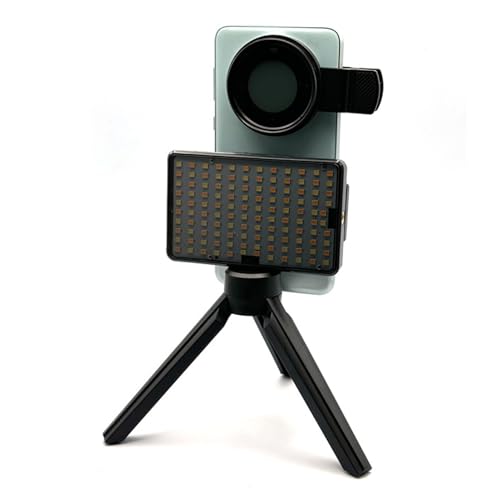 Luce Tatuaggio Luci di Riempimento a LED a Clip con 120 Perle a LED e Obiettivo Filtro Polarizzato CPL luminosità Regolabile da 2500K a 9000K Rimozione Dellilluminazione