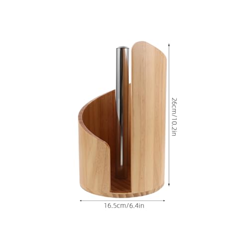 Soporte vertical anticaídas para toallas de papel con base redonda estable 3