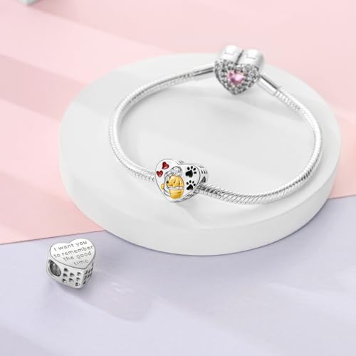 NARMO S925 Sterling Silver Charms Hamsa Charm for Pandora Bracelets Cross Charms for Bracelets Perfume High Heels Dangle Charms Silver Charms for Women2