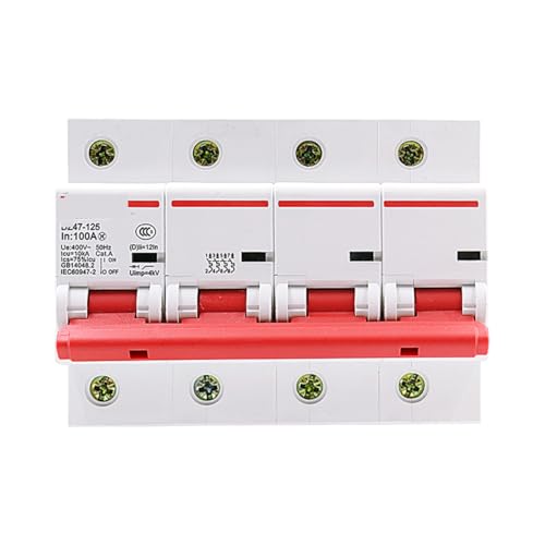 Disjoncteur 4P 100A type D pour la protection des installations électriques triphasées
