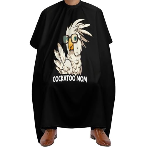 Cape de coupe de cheveux perruche et cacatous imperméable pour adultes et ados