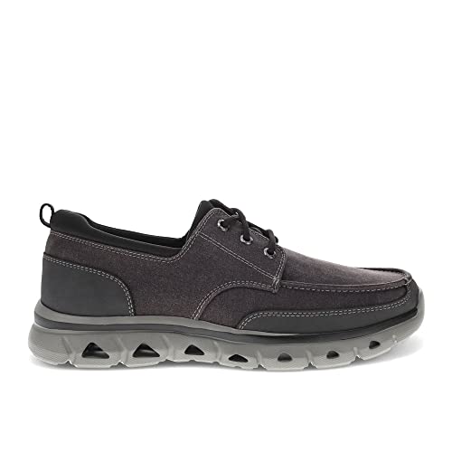 Dockers Men s Creston Casual Lace-up Boat Shoe, Black, 13 M