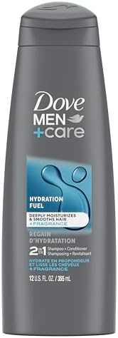 Dove Men + Care 2 in 1 Shampoo and Conditioner With Conditioning Actives Hydration Fuel, For Healthy Hair 355 ml