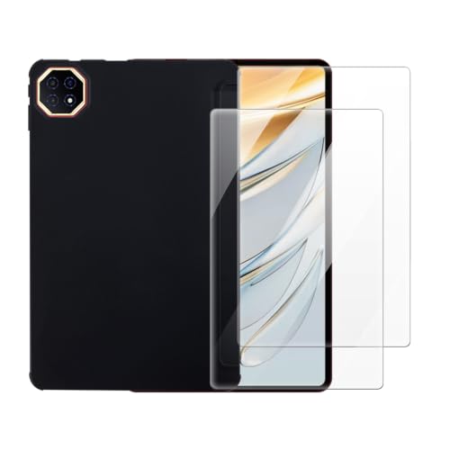 Protector de pantalla Teclast T60 Ai 12.0 2025 y funda rígida negra antiarañazos