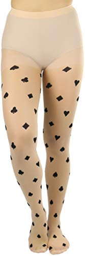 Image of ToBeInStyle Women's Valentine Day Themed Opaque Sheer Pantyhose w /Heart Love