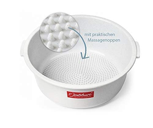P. Jentschura Fußbadewanne für Fußbad, Fußwanne rund mit Massagenoppen, entlastend und stimulierend Cover