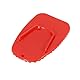 F FIERCE CYCLE Motorrad Kickstand Pad Stützplatte Parkständer Seitenständer Verlängerungspad Platte Rot