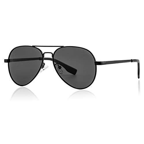 Gleyemor Polarized Aviator Sunglasses for Small Face Women and Men, 52MM Small Aviators 100% UV Protection