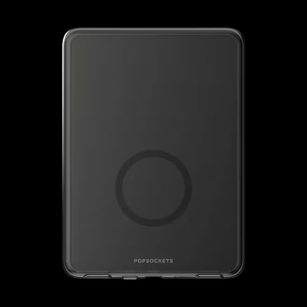 Image of PopSockets Kindle Paperwhite Case (12th Gen, 7 inch, 2024 /25), Signature Edition & Colorsoft - Slim Protective Cover with Built-in MagSafe Ring for MagSafe PopGrip, E-Reader Accessory - Black Translucent