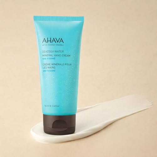 Image of AHAVA Dead Sea Water Mineral Hand Cream - Hand Moisturizer For Dry Cracked Hands, Light & Fast Absorbing, Enriched with Exclusive blend Osmoter, Smoothing Witch Hazel & Soothing Allantoin