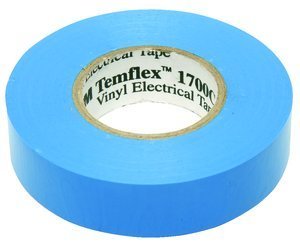 100 Pack 3M Temflex 1700C Blue 3/4" x 66' General Use Vinyl Electrical Tape