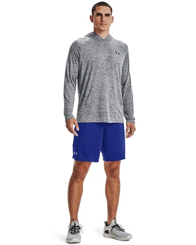 Under Armour Men's Tech Mesh Shorts, Royal (400)/Steel, 3X-Large - image 6