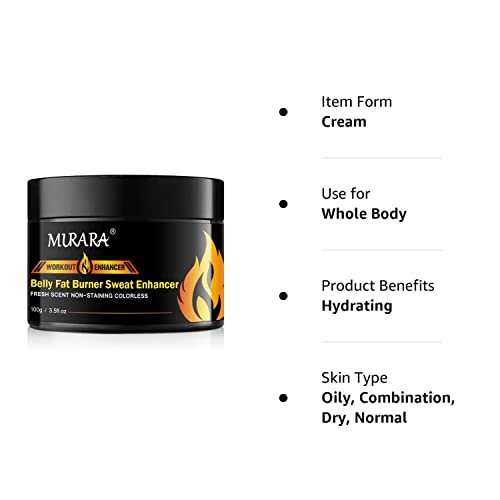 Hot Cream For Belly Fat Burner - Sweat Enhancer Cream For Women And Men - Body Sculpting Cellulite Workout Cream - Anti Cellulite Creams, Natural Sweat Workout Enhancer, Thighs Belly Butt Firming Legs #TOP7