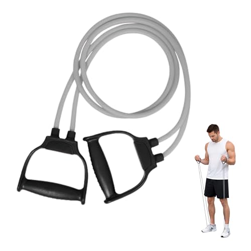 ALYV Natural Rubber Double Toning Resistance Tube - Grey - Image 2