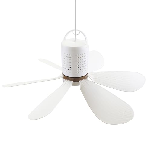 ISTRUESDA Portable USB Powered Ceiling Fan Small 5V DC Ceiling Fan Quiet Hanging Canopy Fan for Cruising Camping Bed Dormitory RV Tent Camping Gazebo Home Room