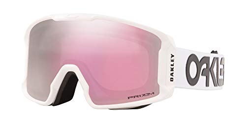 Oakley Maschera da Sci Line Miner XM Prizm, Factory Pilot White-Hi Pink