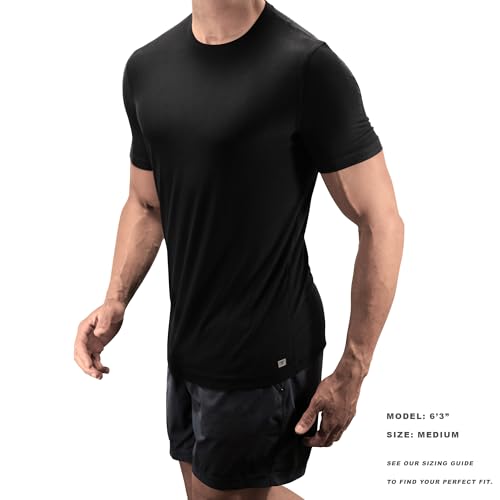 Lanky Llama (New) Aero Tee | Fit for Slim & Tall Slim Men | Lightweight Luxury Athleisure2