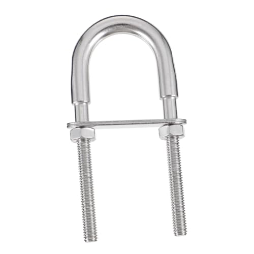 BESPORTBLE Stainless Steel u Bolts u Clamp Brackets Hardware Set Boat Deck Marine Industrial Use