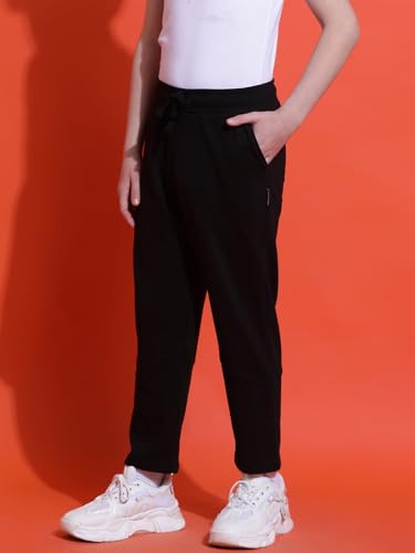 Image of Li'l Tomatoes Boys Looper Track Pant | Soft & Breathable Summer Casual Wear | Elastic Waist with Drawstring | 9-16 Years