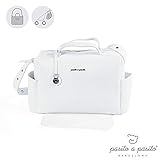 Atractivo diseño Pasito a Pasito Canastilla Total - Bolsa, unisex, color blanco