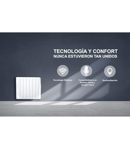 radiateur Électrique à inertie fluide wifi zw 500w