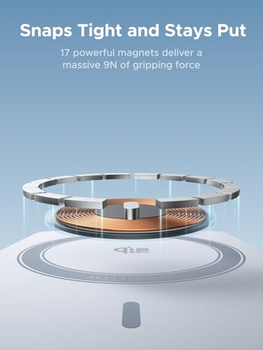 UGREEN MagFlow 10,000mAh Power Bank, Qi2 25W Certified Wireless Charging, Magnetic Portable Charger for MagSafe with Built-in Cable, 30W USB-C Battery Pack for iPhone 17 Pro Max/16/15/14/13/12