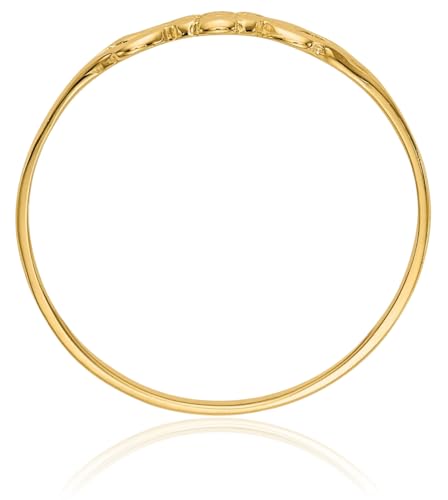 IceCarats 14K Solid Yellow Gold Flower Ring2